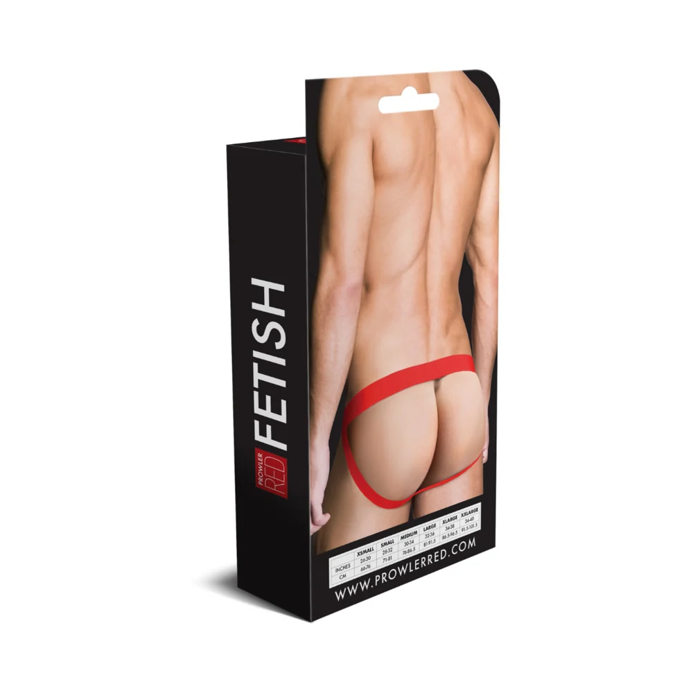 Prowler RED Assless Cockring Jock Strap Red 2XL - Image 7
