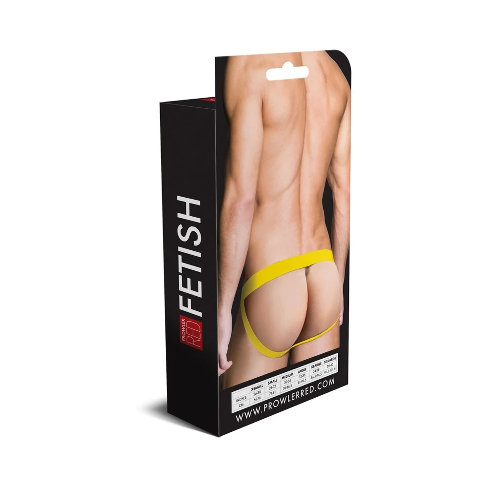 Prowler RED Assless Cockring Jock Strap Yellow 2XL - Image 7