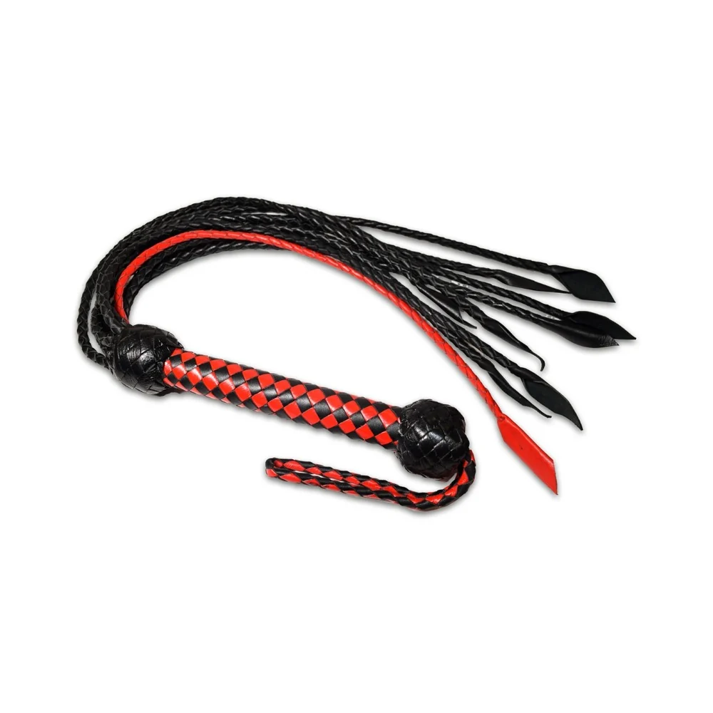 Prowler RED Short Handle Flogger Black/Red - Image 5