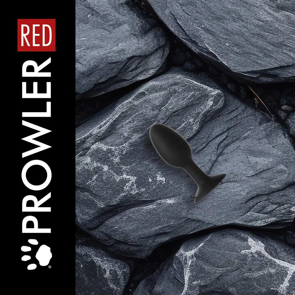 Prowler RED Weighted Butt Plug Black Small - Image 9