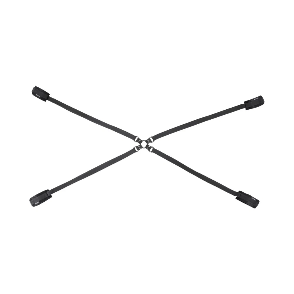 Sportsheets Velvet Noir Adjustable Hog Tie & Cuff Set - Image 4