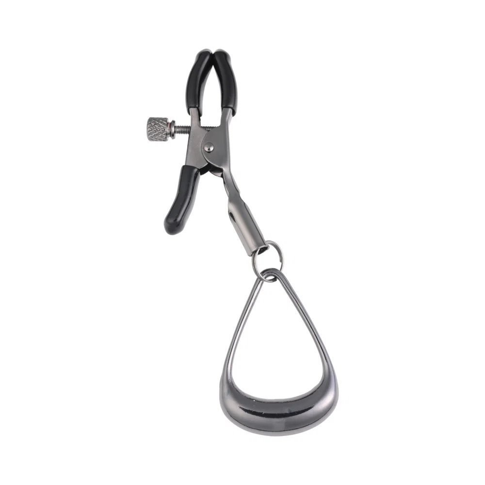 Sportsheets Velvet Noir Tuggable Nipple Clamps - Image 3