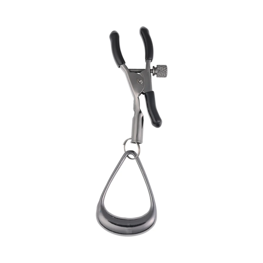 Sportsheets Velvet Noir Tuggable Nipple Clamps - Image 4