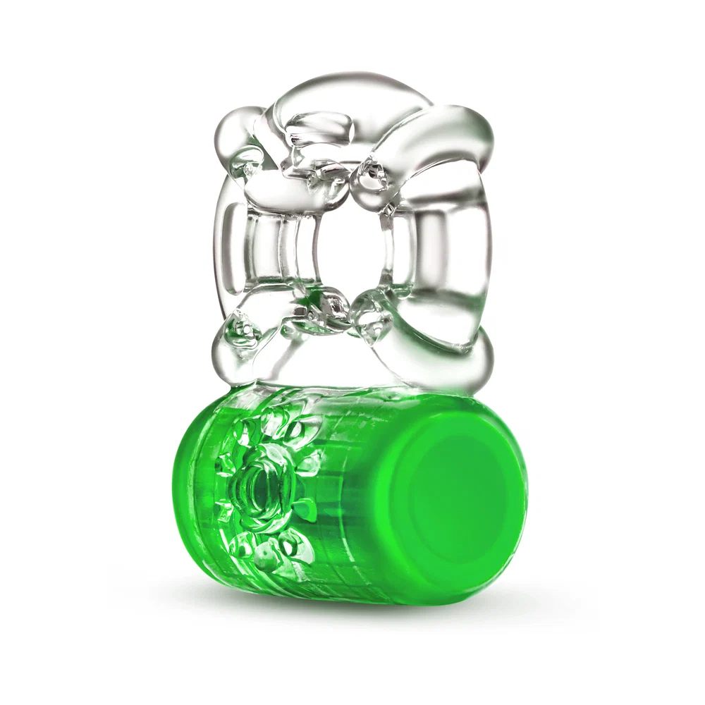 Play With Me Pleaser Rechargeable C-Ring Neon Green - Image 4