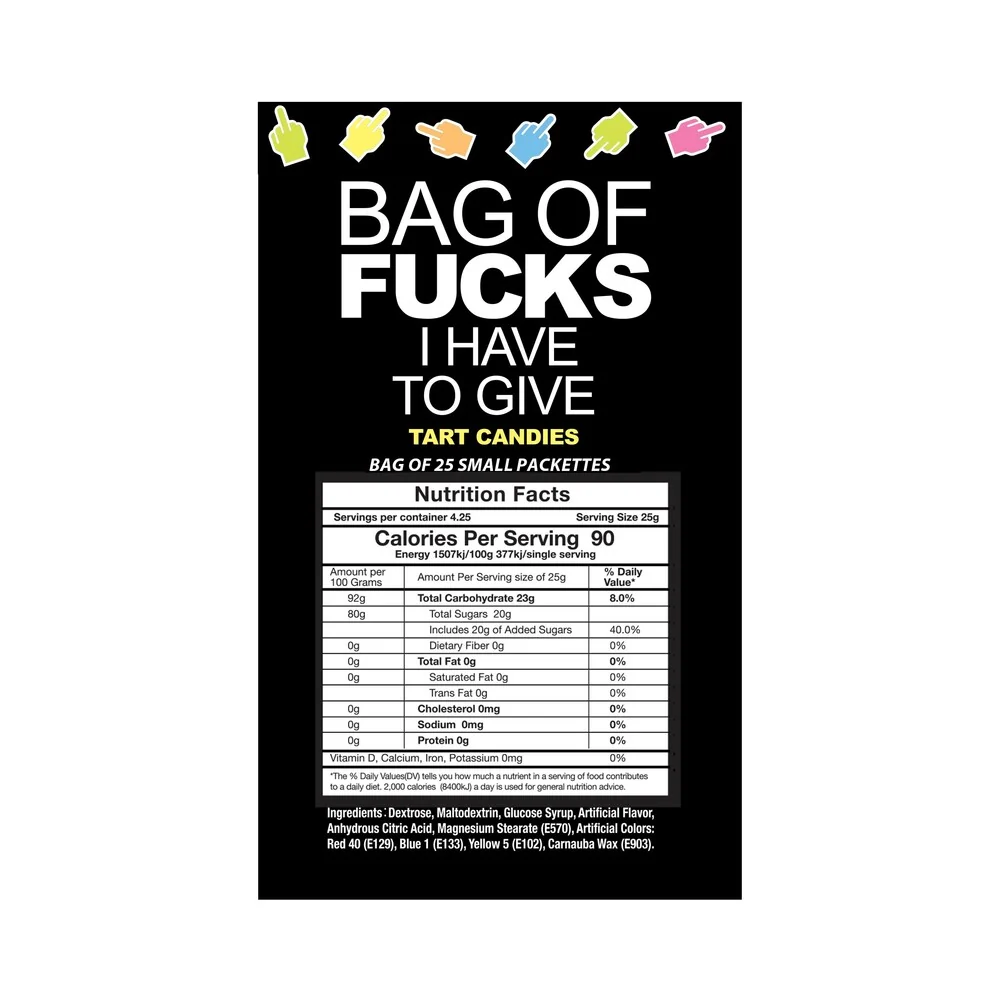 Bag Of Fucks I Have To Give Bag of 25 - Image 2