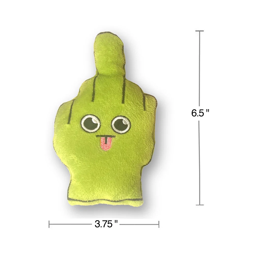 Bag of Fucks I Have to Give Plushy Pillow with 5 Fingers - Image 4