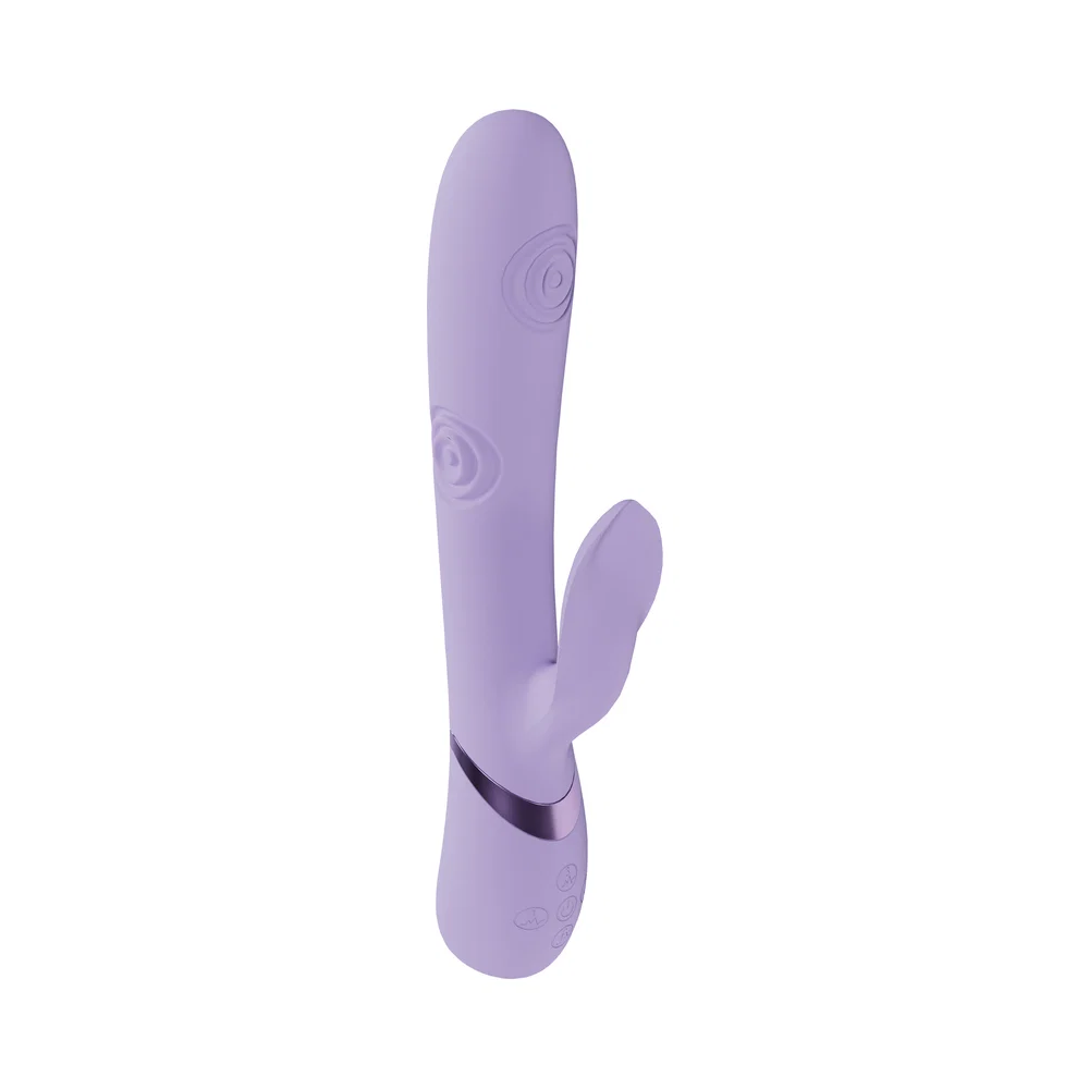 VIVE Fronda Rechargeable G-Spot and Tapping Leaf Clit Stimulator Lavender - Image 7