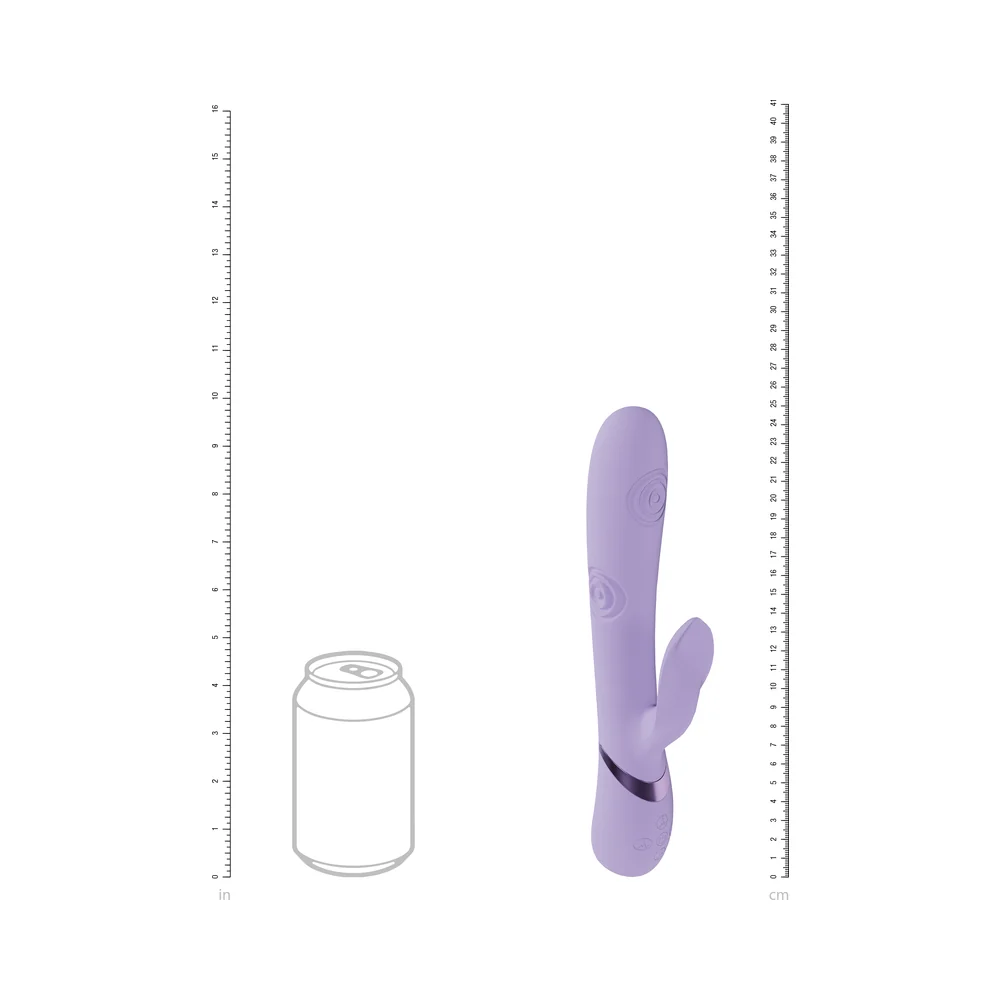 VIVE Fronda Rechargeable G-Spot and Tapping Leaf Clit Stimulator Lavender - Image 9