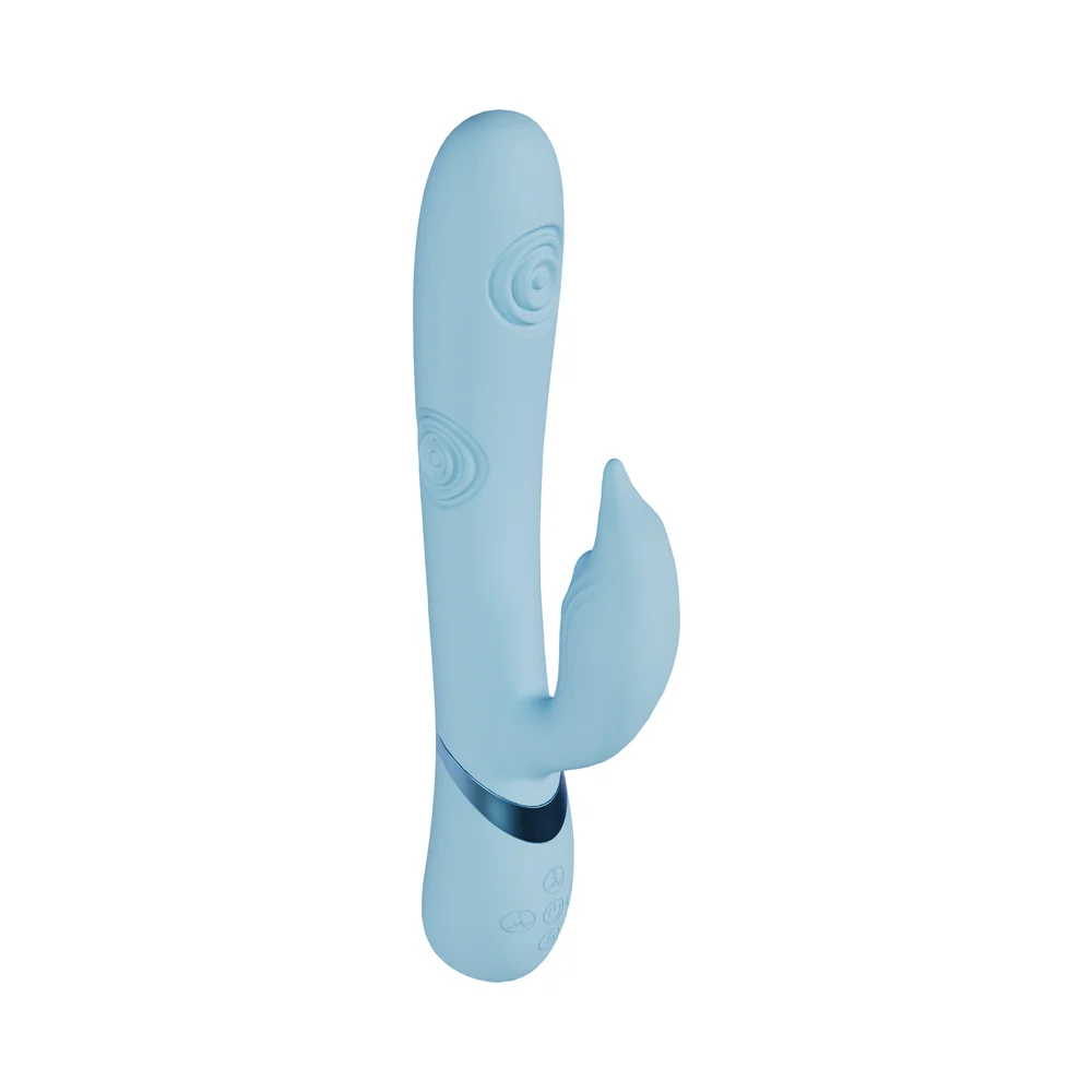 VIVE Pallina Rechargeable G-Spot and Tapping Beads Clit Stimulator Blue - Image 8