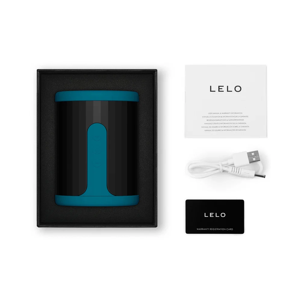LELO F2S Massager & Stroker Teal - Image 7
