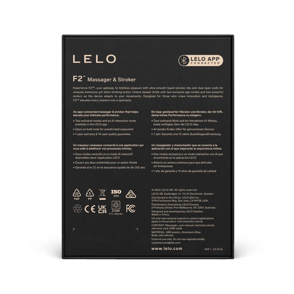 LELO F2S Massager & Stroker Teal - Image 8