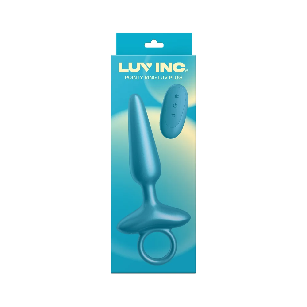 Luv Inc. Pr37: Pointy Ring Luv Plug Metallic Blue - Image 5