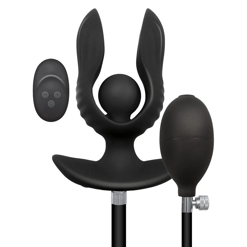 Atomic Vibrating Inflatable Plug Black - Image 2