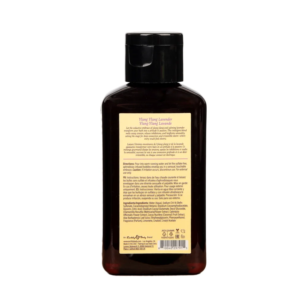 Earthly Body At Night Aphrodisiac Bubble Bath Ylang Ylang Lavender 2 oz. - Image 3
