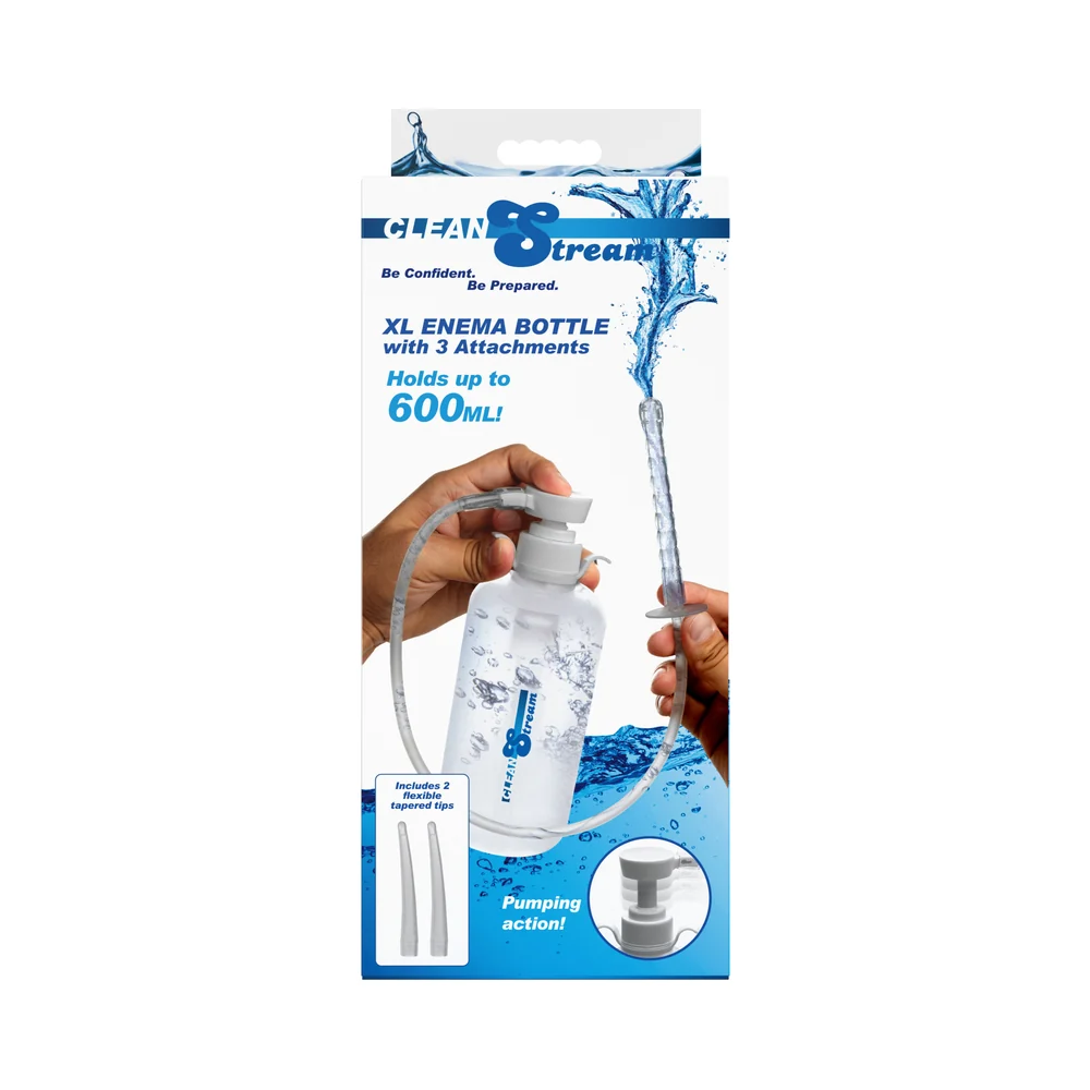 CleanStream XL Enema Bottle with 3 Attachments - Image 2