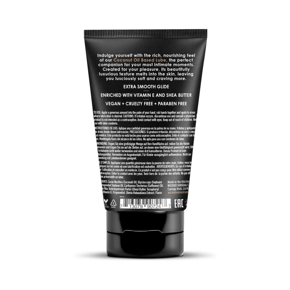 Wicked Coconut Oil Based Lubricant 4 oz. - Image 2