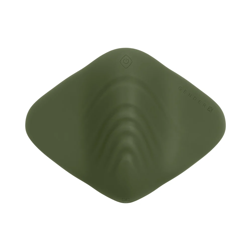 Gender X Pleasure Pad Rechargeable Grinding Pad & Stroker Silicone Green - Image 11