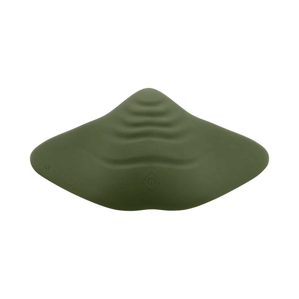 Gender X Pleasure Pad Rechargeable Grinding Pad & Stroker Silicone Green - Image 13