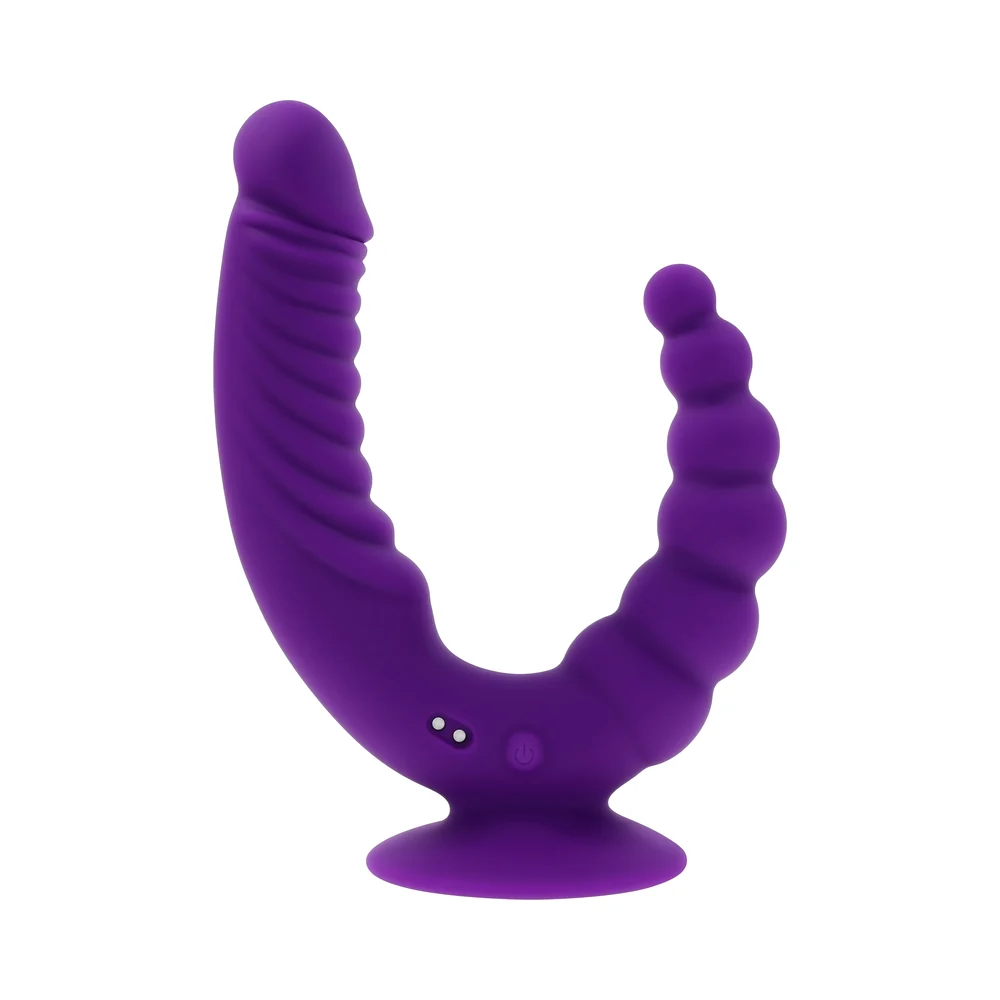 Evolved The Rider Rechargeable Double Vibrator Silicone Purple - Image 11