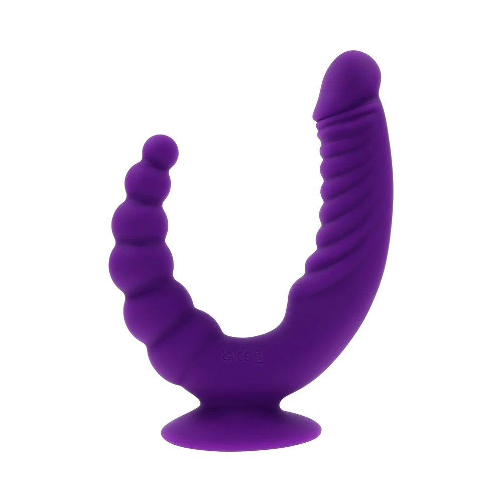 Evolved The Rider Rechargeable Double Vibrator Silicone Purple - Image 13