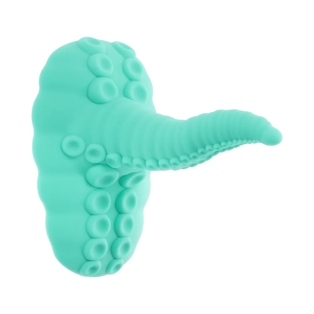 Evolved Tentacle Grinder Rechargeable Vibrating Grinding Silicone Teal - Image 13