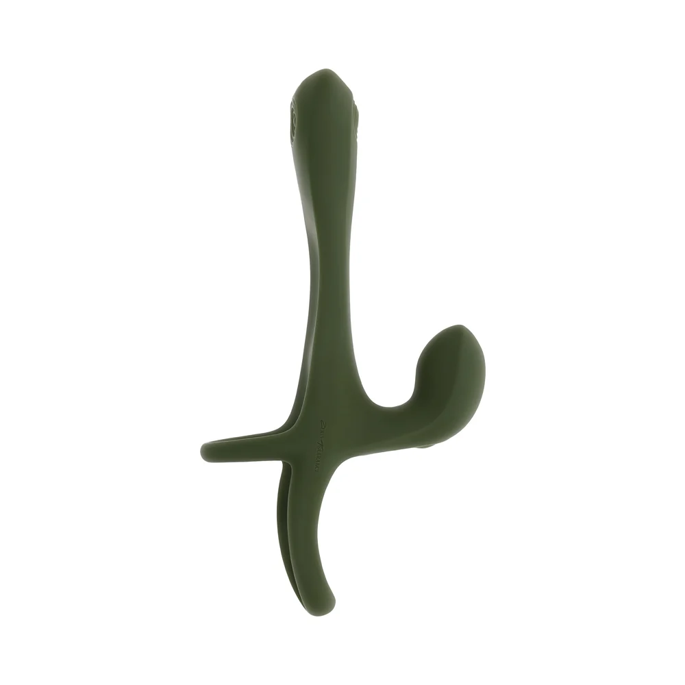 Zero Tolerance Strap Tap & Go Rechargeable Vibrating Girth Enhancer Silicone Green - Image 12
