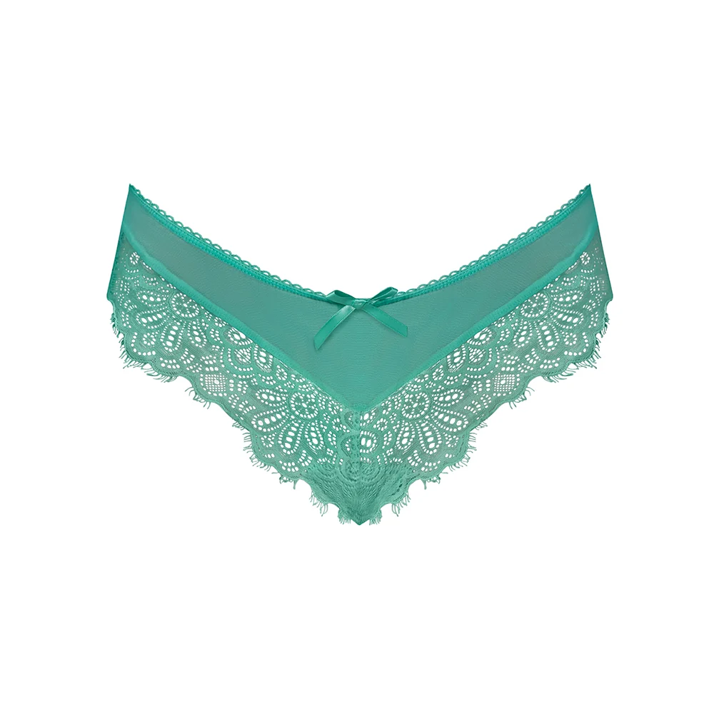 Magic Silk Caribbean Crush Low Rise Cheeky Panty Aqua Glow L/XL - Image 3