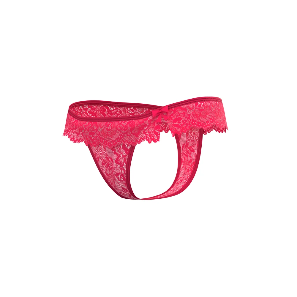 Magic Silk Get It Girl Flutter Thong Diva Pink L/XL - Image 9