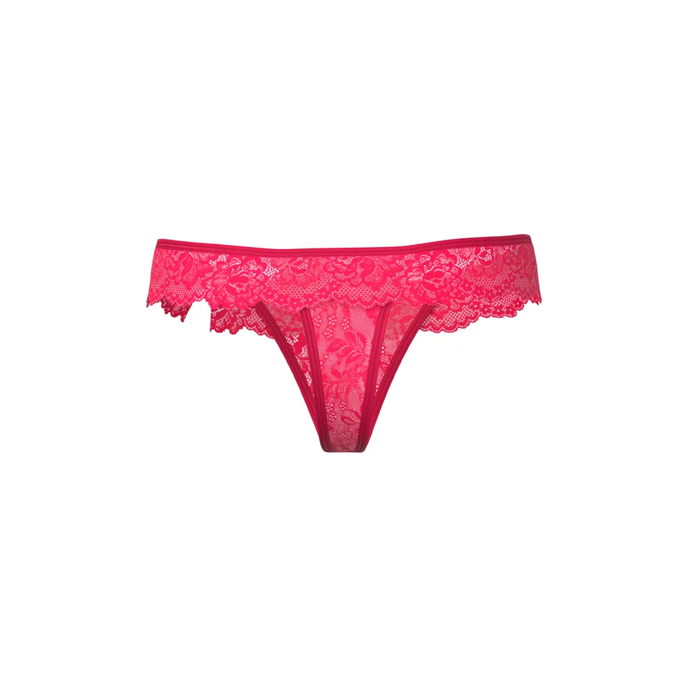 Magic Silk Get It Girl Flutter Thong Diva Pink L/XL - Image 10