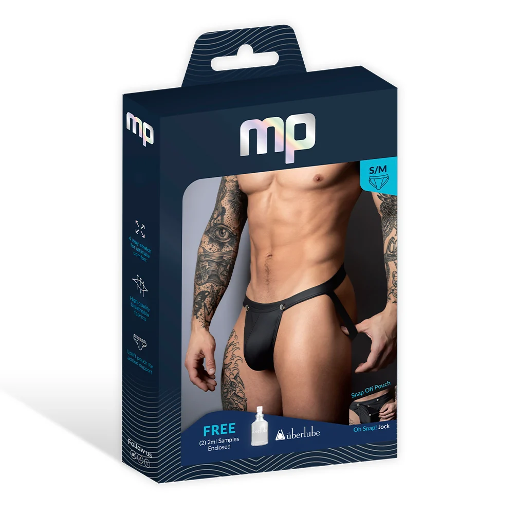 Male Power Oh Snap! Snap Off Jock Black S/M - Image 11
