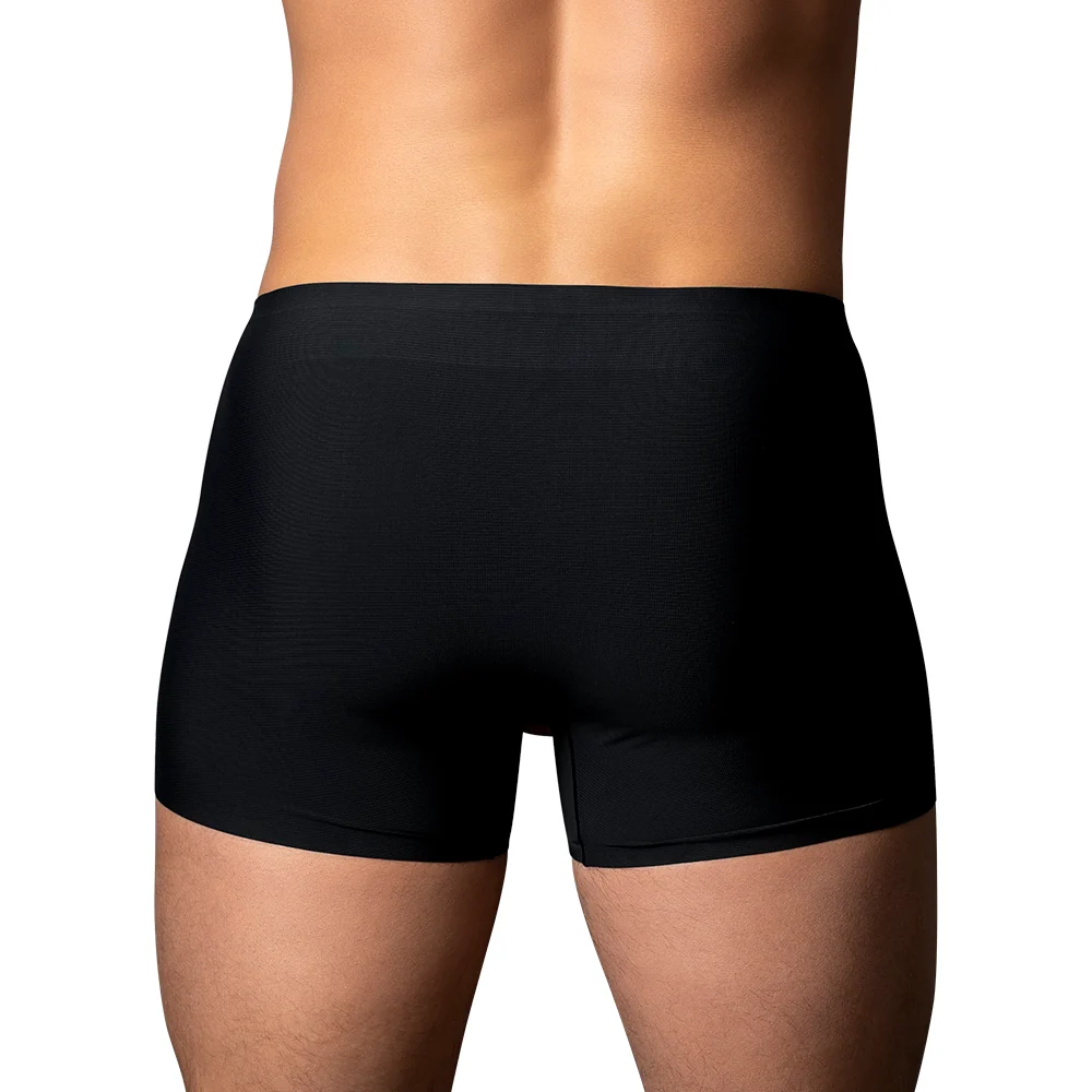 Male Power Hot Mesh Pouch Short Black/Red S - Image 8