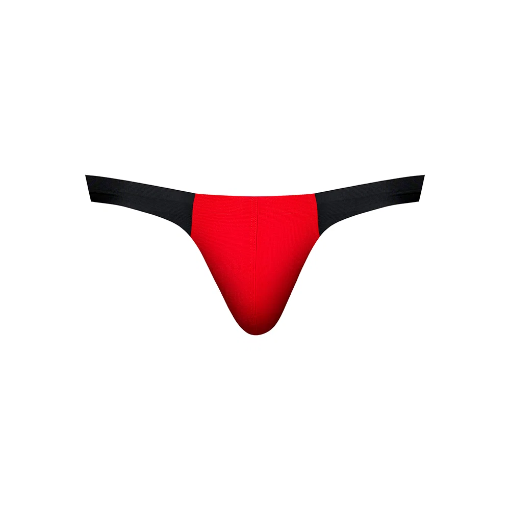 Male Power Hot Mesh Bong Thong Black/Red L/XL - Image 7