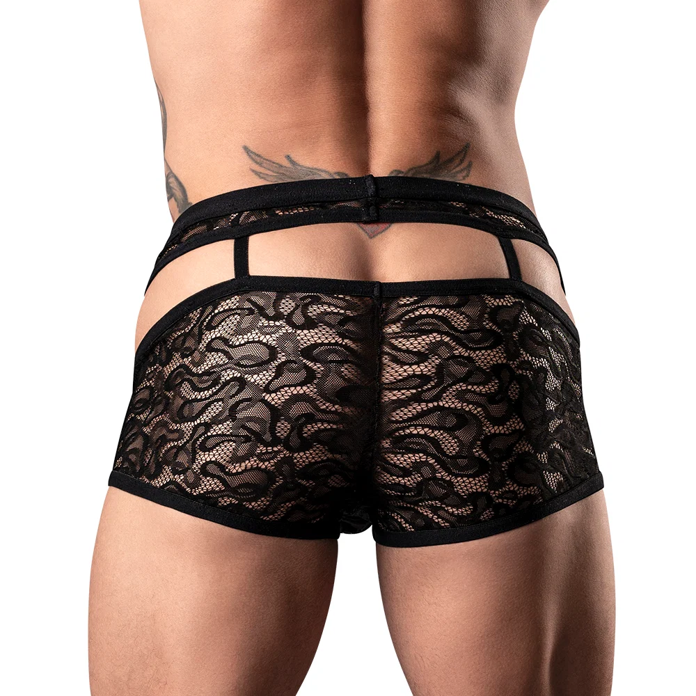 Male Power Lucifer Cutout Short Black XL - Image 8