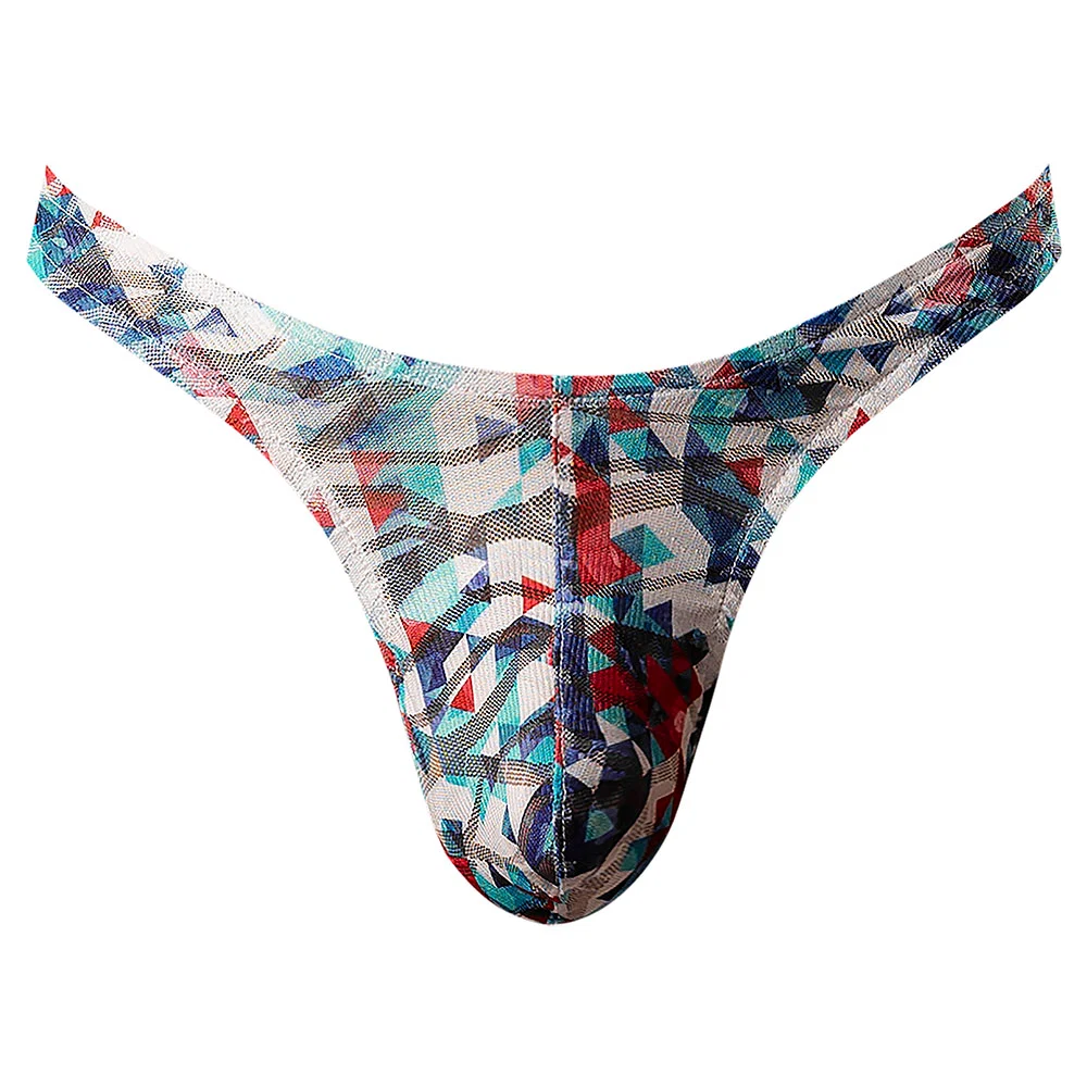 Male Power Your Lace Or Mine Bong Thong Geometric L/XL - Image 9