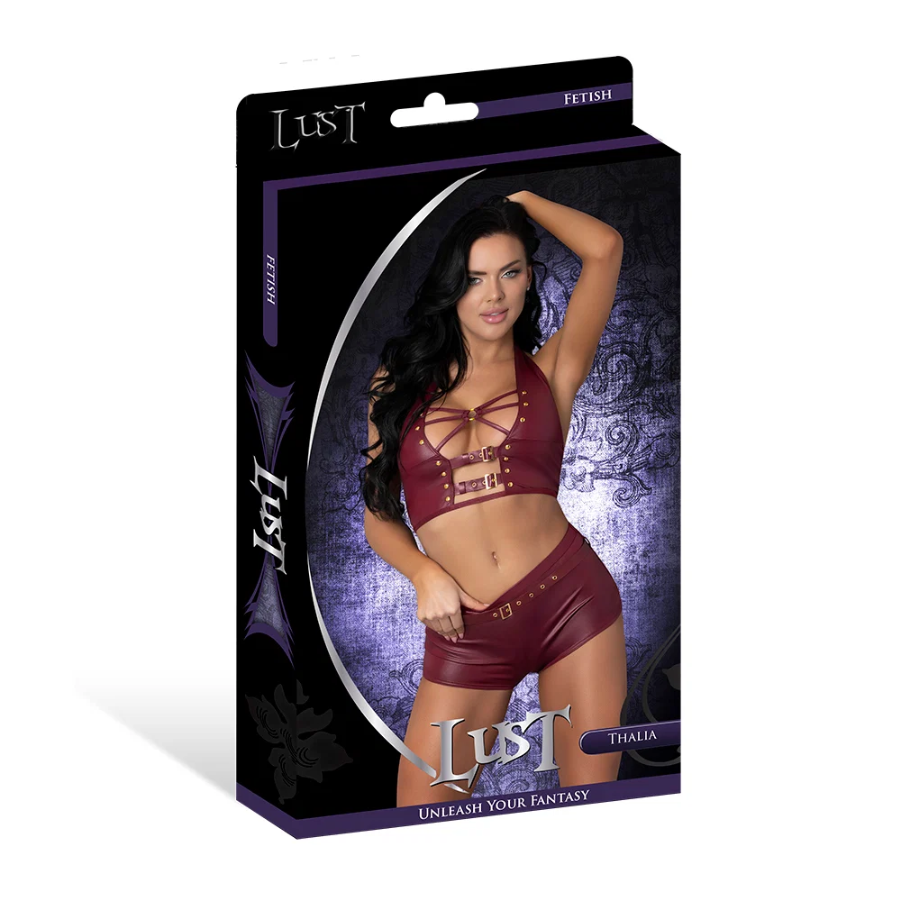 Lust Fetish Thalia Burgundy L/XL - Image 6