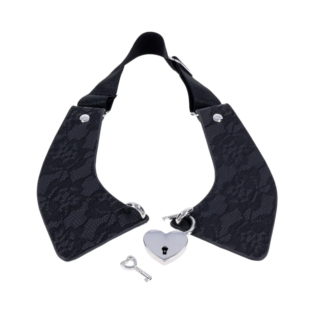 Sportsheets Sex & Mischief Heartbound Lace Day Collar - Image 6