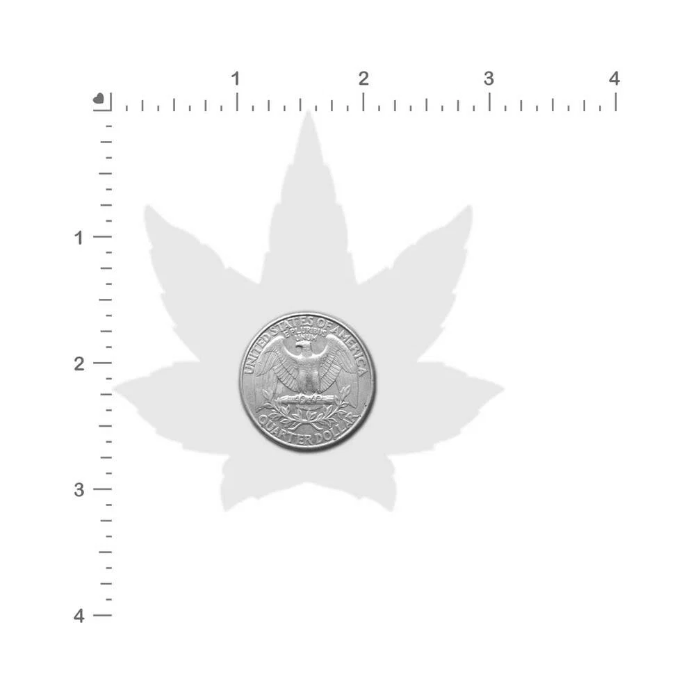 Pastease Indica Pot Leaf: Green Holographic Weed Pasties - Image 3