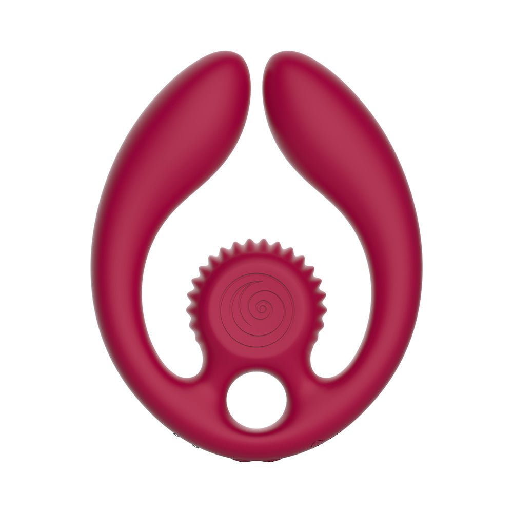 SVibe Snail GIZI Duo Couples Stimulator Burgundy - Image 2