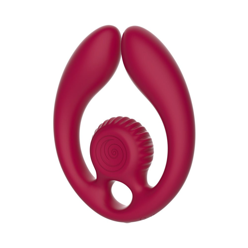 SVibe Snail GIZI Duo Couples Stimulator Burgundy - Image 3