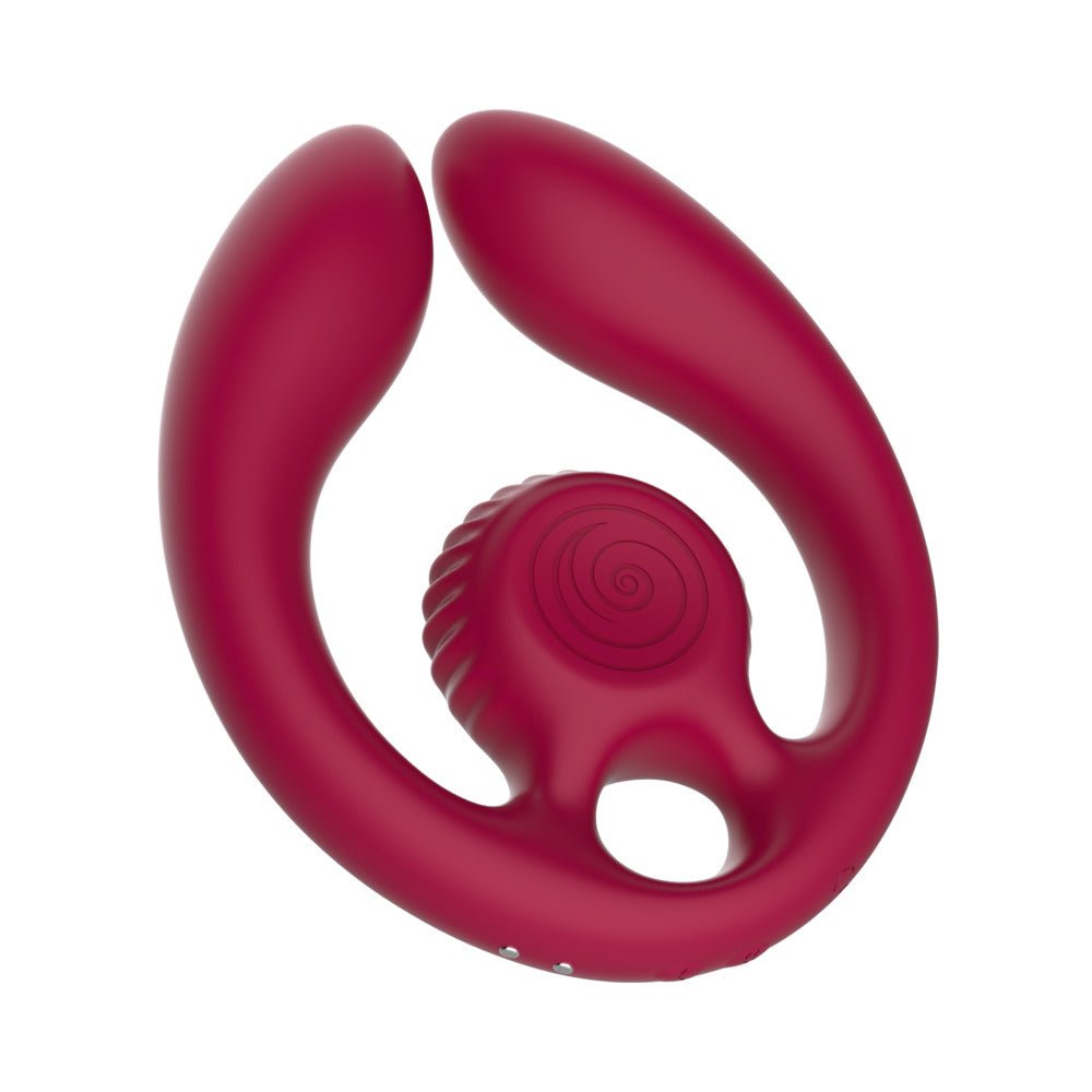 SVibe Snail GIZI Duo Couples Stimulator Burgundy - Image 4