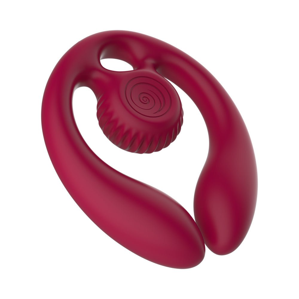SVibe Snail GIZI Duo Couples Stimulator Burgundy - Image 5
