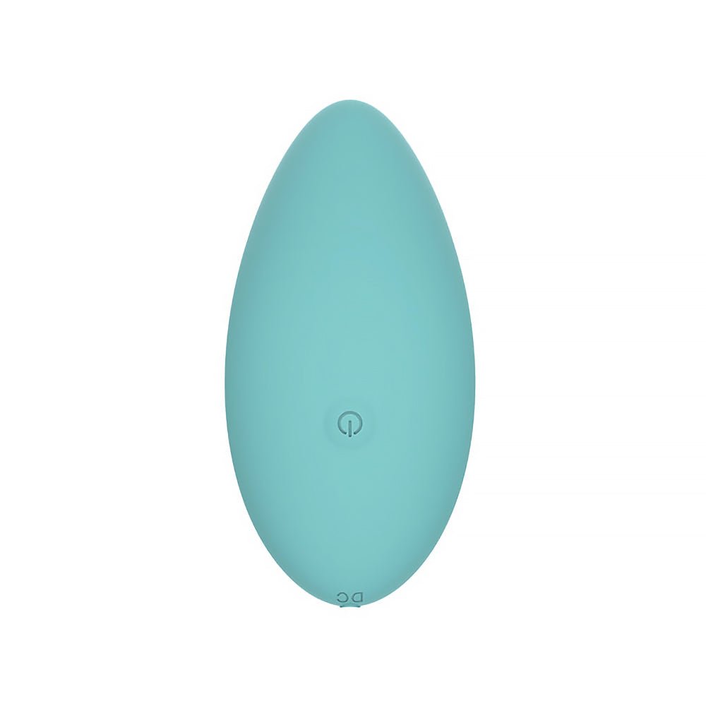 Spectrum Essentials Rechargeable Silicone Compact External Vibrator Blue - Image 4