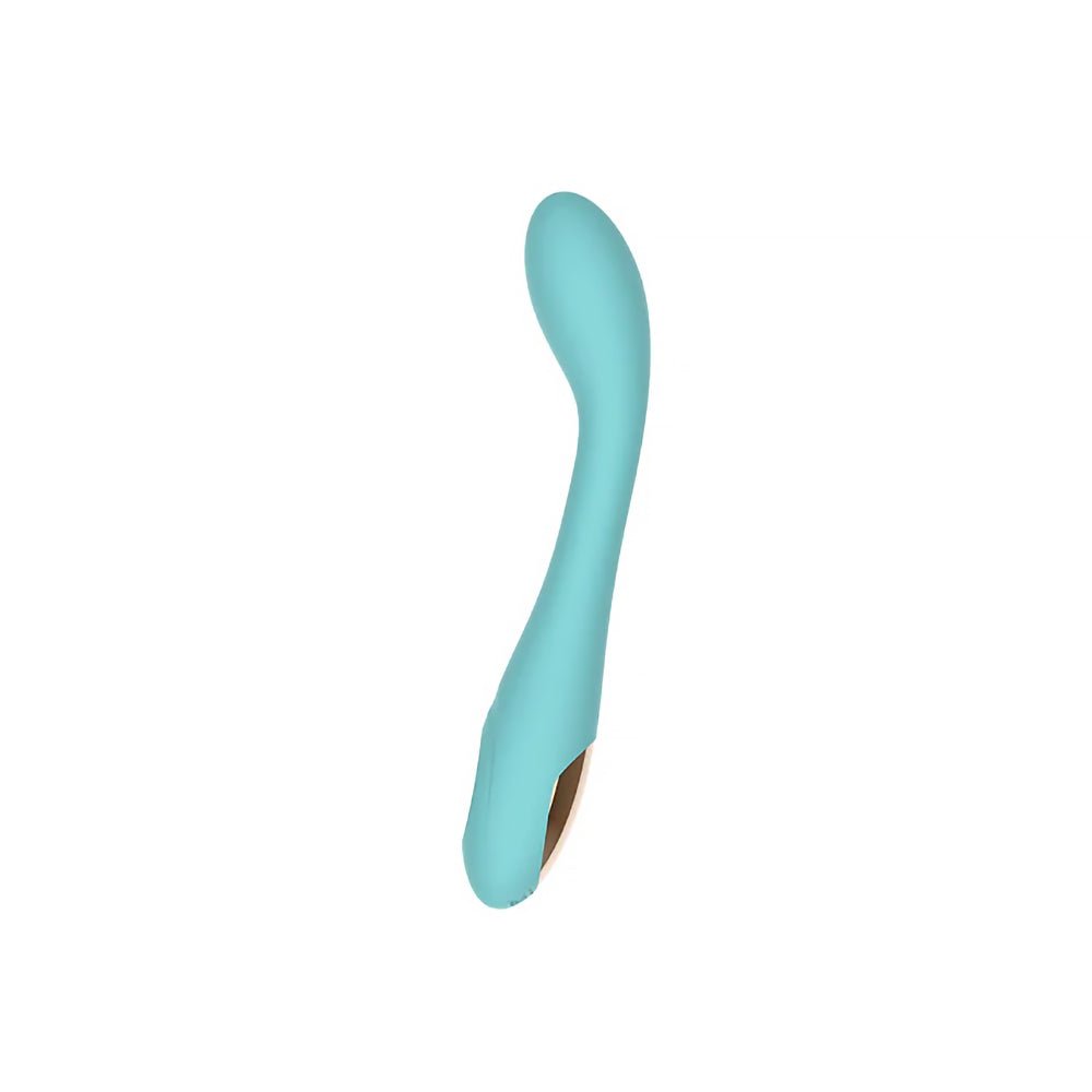 Spectrum Essentials Rechargeable Silicone G-Spot Vibrator Blue - Image 2