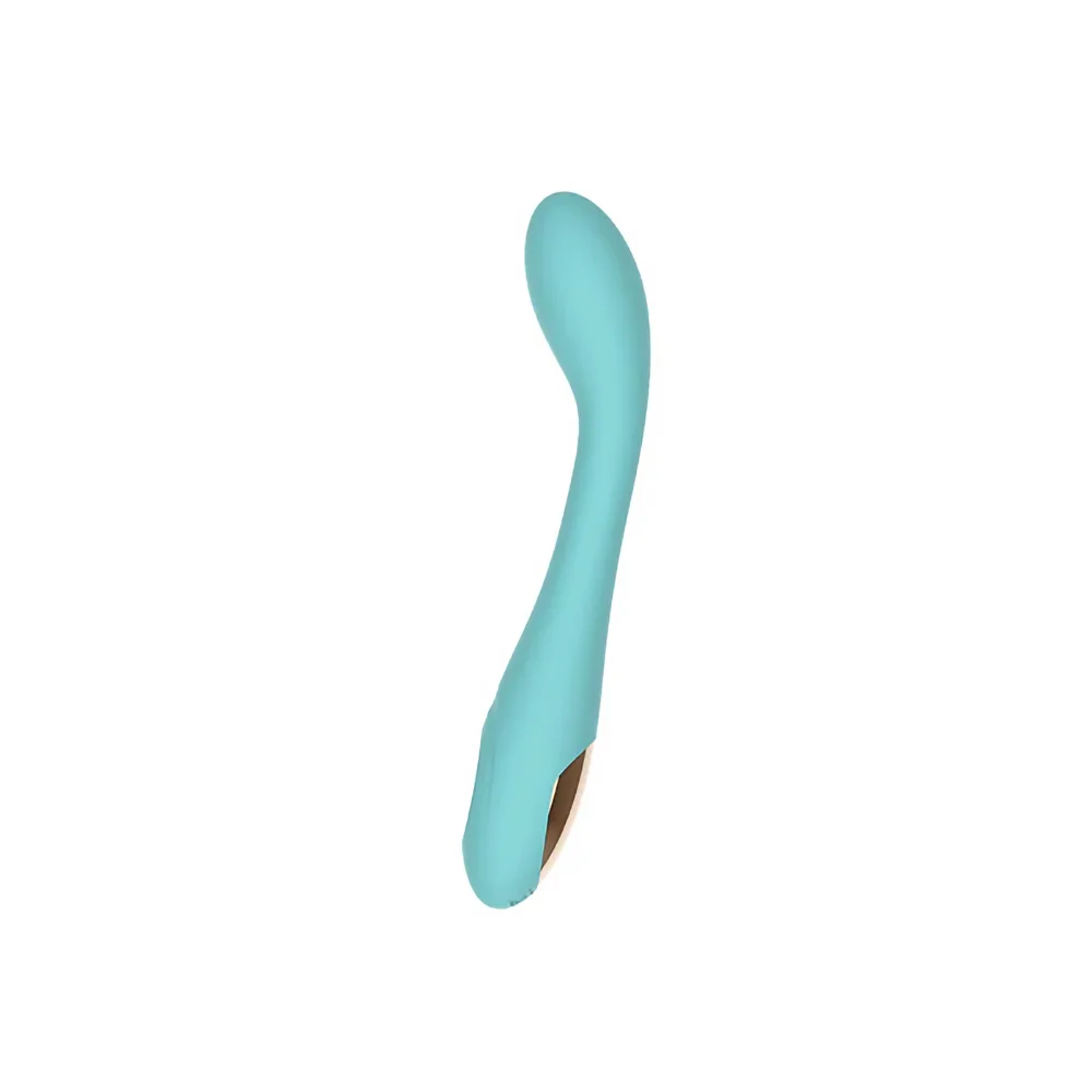 Spectrum Essentials Rechargeable Silicone G-Spot Vibrator Blue - Image 10