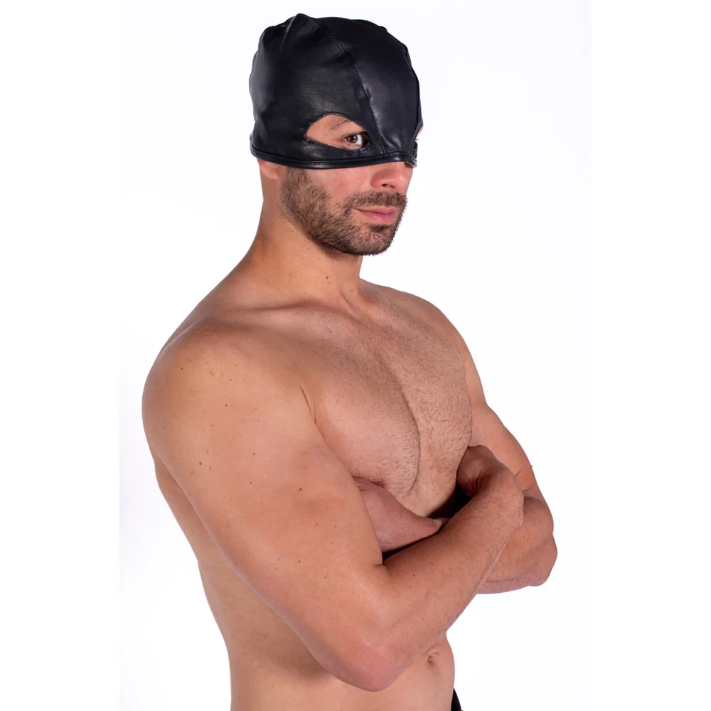 Prowler RED Leather Executioners Hood - Image 4