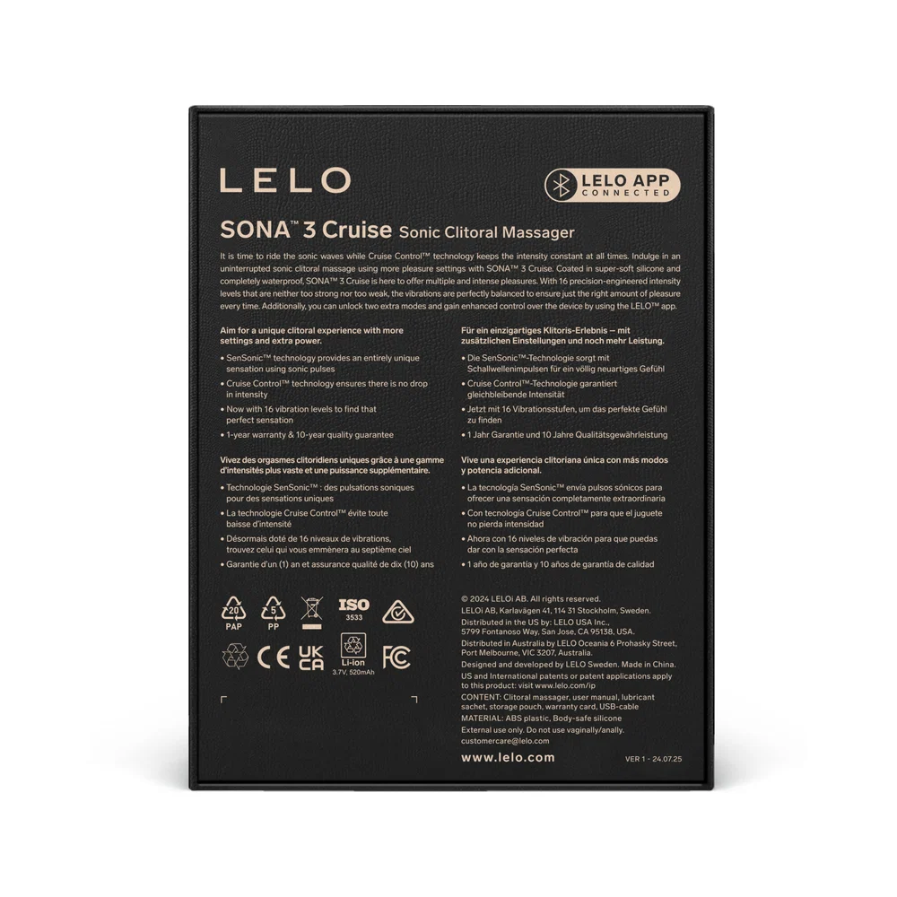 LELO SONA 3 Cruise Clitoral Stimulator Soft Pink - Image 9