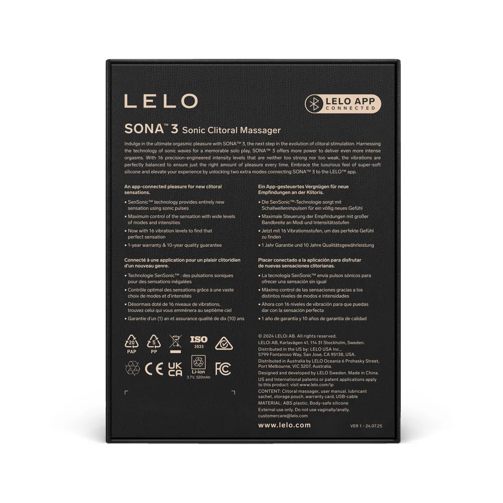 LELO SONA 3 Clitoral Stimulator Cream - Image 9