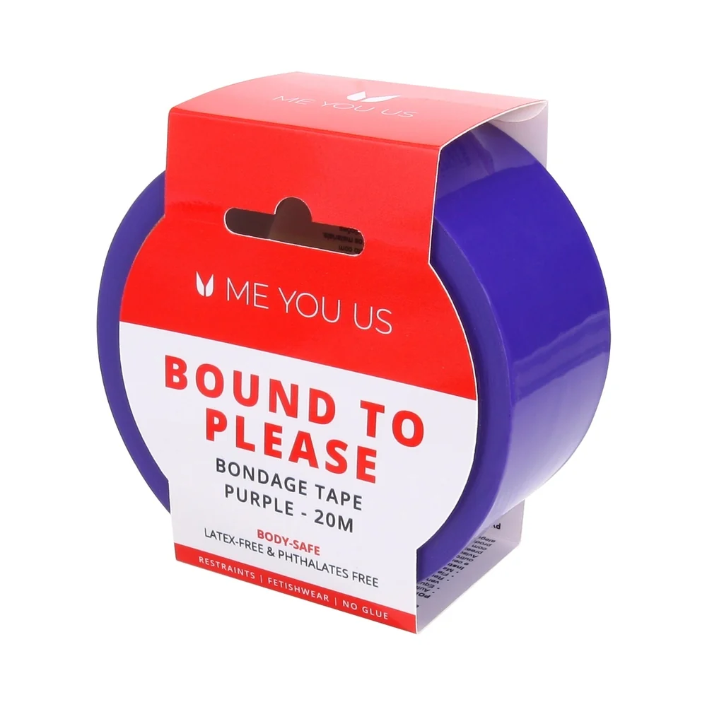 Me You Us Bound To Please Bondage Tape Restraints Purple 20m - Image 2