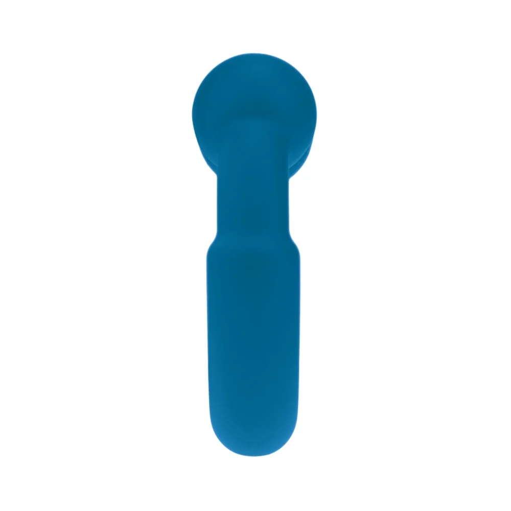LEVELZ Metal & Silicone Cock Ring Teal - Image 3