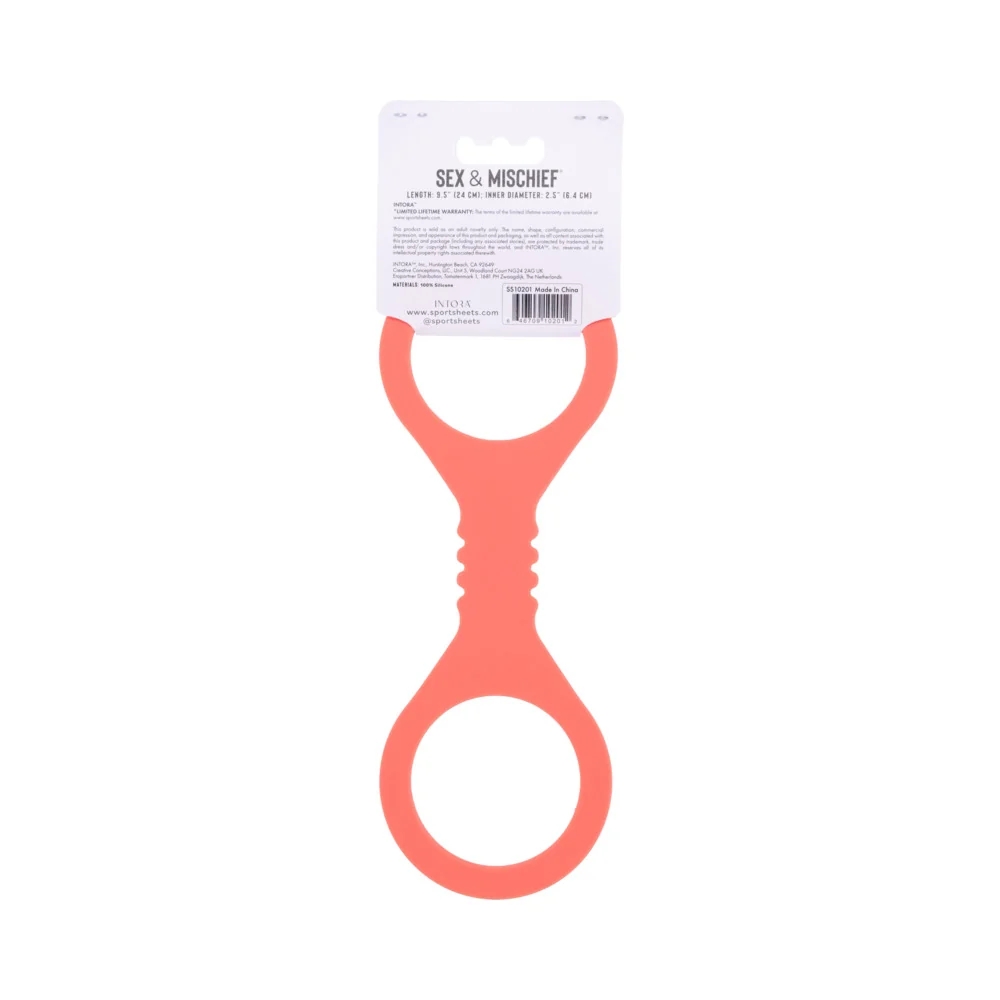 Sportsheets Sex & Mischief Peaches ''n CreaMe Small Silicone Cuffs - Image 5